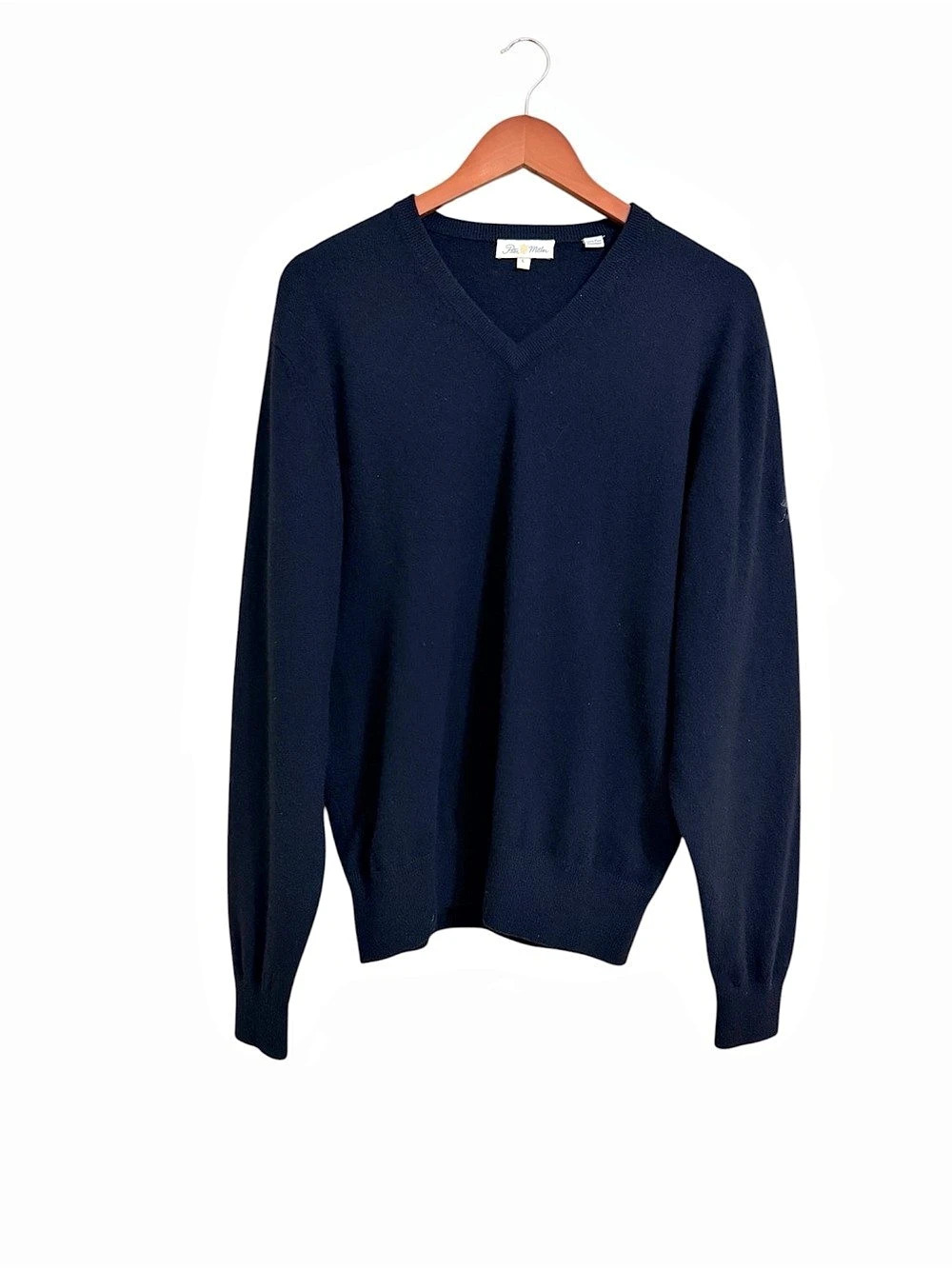 Vintage Peter Millar 100% Cashmere V-Neck Sweater Size Large Quiet Luxury